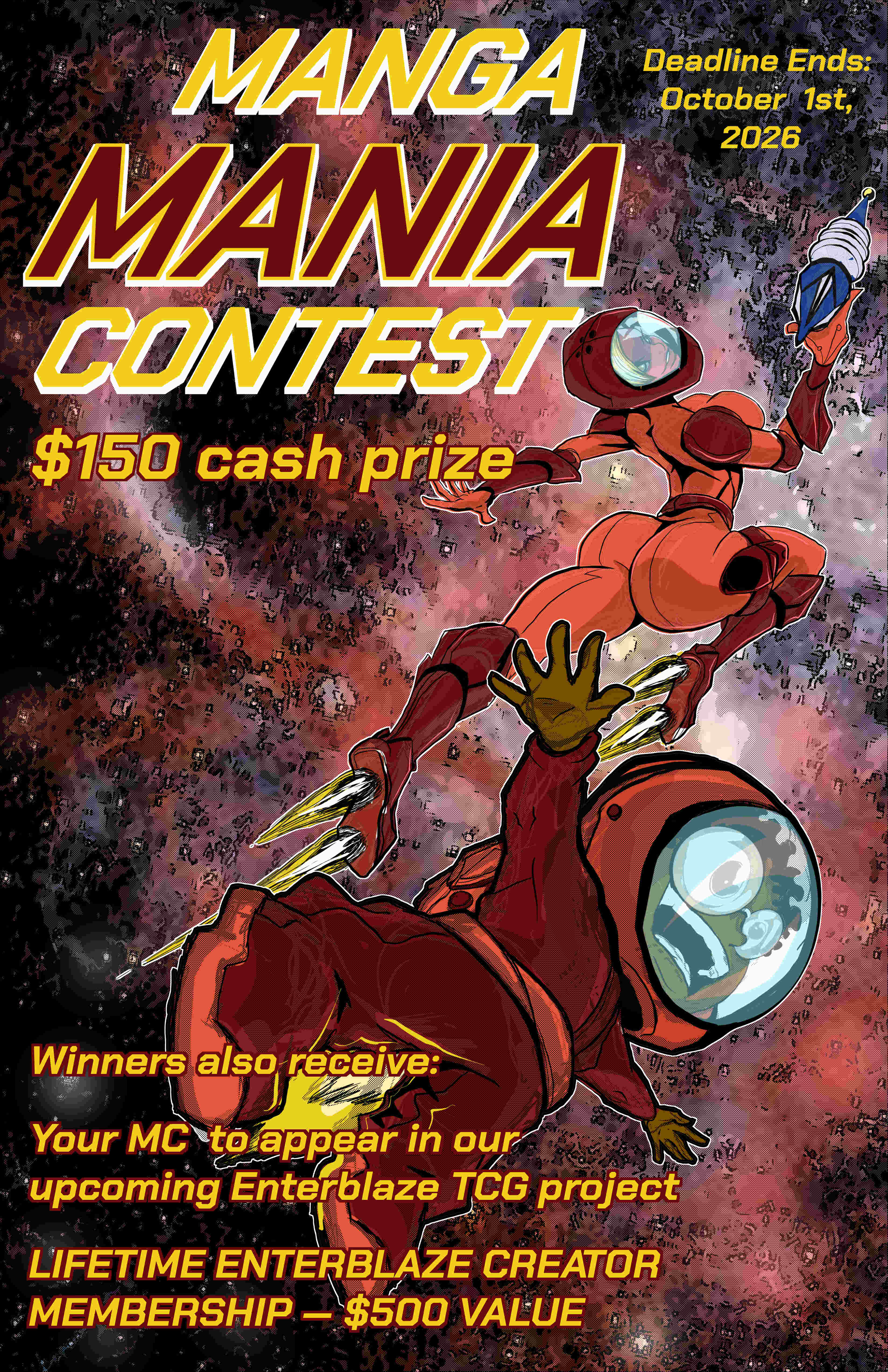 Manga Mania Contest - $150 Cash Prize